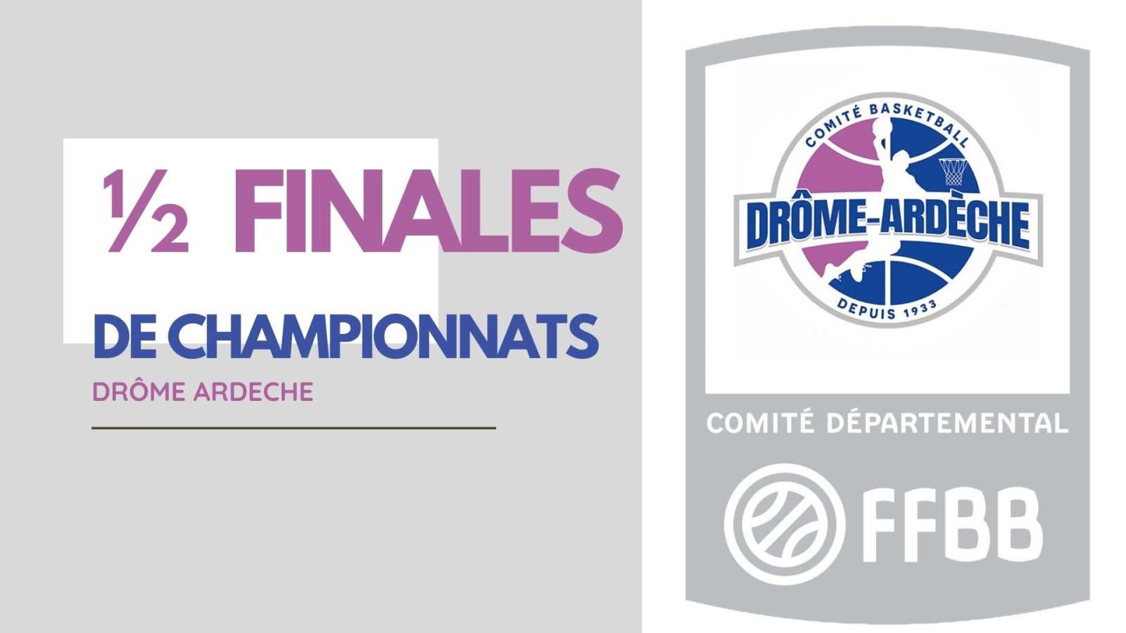 1/2 Finales de Championnats Drôme Ardèche