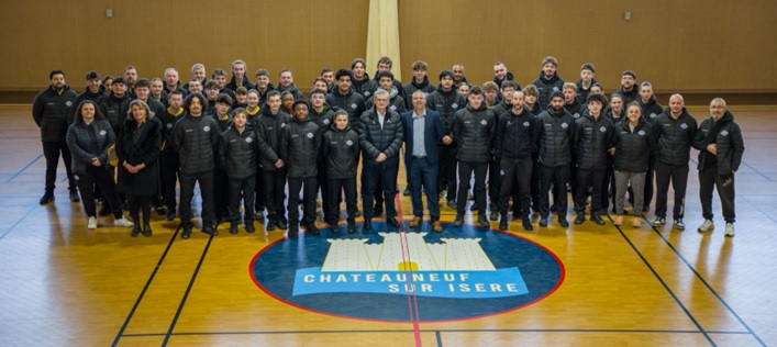 Les arbitres au stage d'Hiver